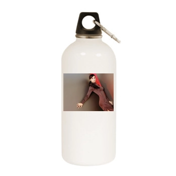 Sugababes White Water Bottle With Carabiner