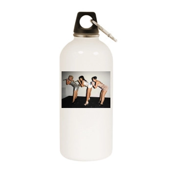 Sugababes White Water Bottle With Carabiner