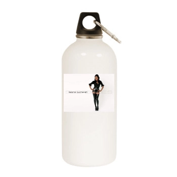 Sugababes White Water Bottle With Carabiner