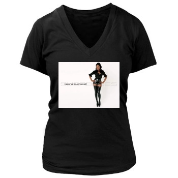 Sugababes Women's Deep V-Neck TShirt