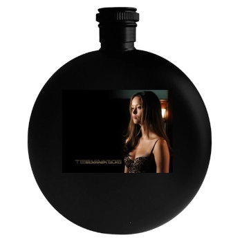 Summer Glau Round Flask