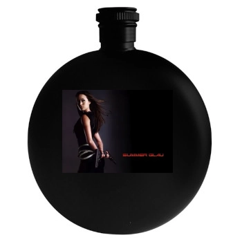 Summer Glau Round Flask