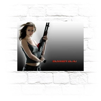 Summer Glau Metal Wall Art