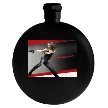 Summer Glau Round Flask