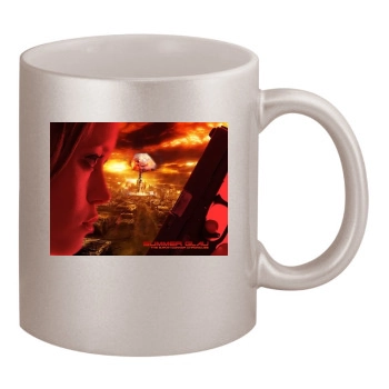 Summer Glau 11oz Metallic Silver Mug