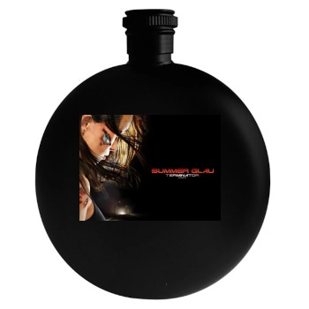 Summer Glau Round Flask