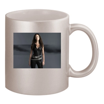 Summer Glau 11oz Metallic Silver Mug