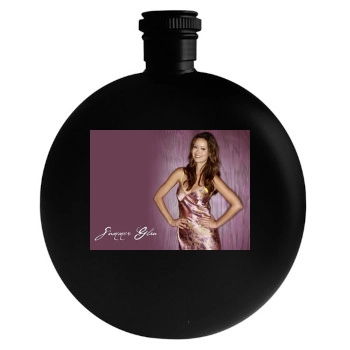 Summer Glau Round Flask