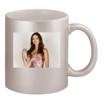 Summer Glau 11oz Metallic Silver Mug