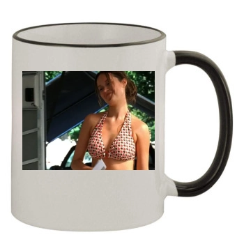 Summer Glau 11oz Colored Rim & Handle Mug