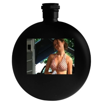 Summer Glau Round Flask