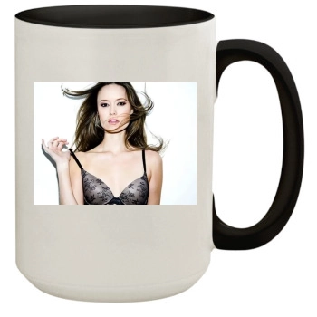 Summer Glau 15oz Colored Inner & Handle Mug