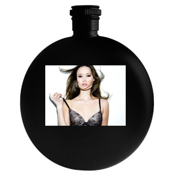 Summer Glau Round Flask