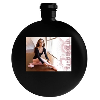 Summer Glau Round Flask