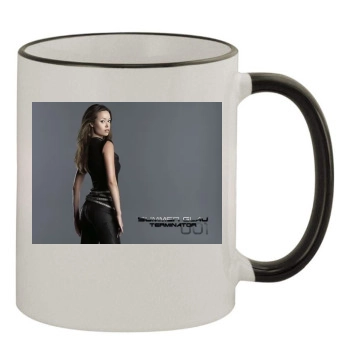 Summer Glau 11oz Colored Rim & Handle Mug