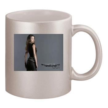 Summer Glau 11oz Metallic Silver Mug