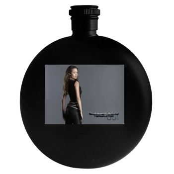 Summer Glau Round Flask