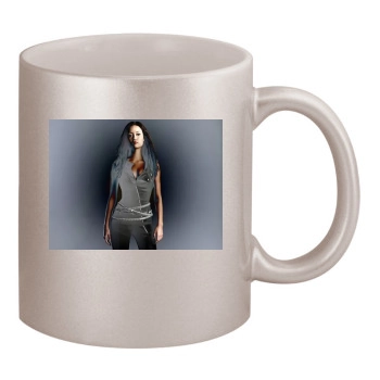 Summer Glau 11oz Metallic Silver Mug