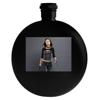 Summer Glau Round Flask