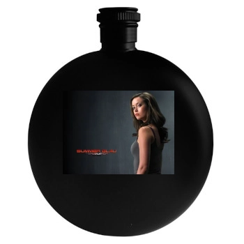 Summer Glau Round Flask