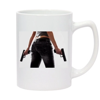 Summer Glau 14oz White Statesman Mug