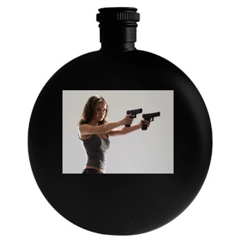 Summer Glau Round Flask