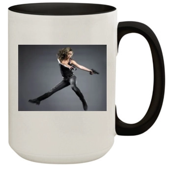 Summer Glau 15oz Colored Inner & Handle Mug