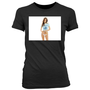 Summer Glau Women's Junior Cut Crewneck T-Shirt