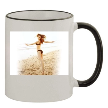 Summer Glau 11oz Colored Rim & Handle Mug