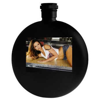 Summer Glau Round Flask