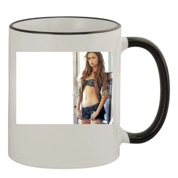 Summer Glau 11oz Colored Rim & Handle Mug