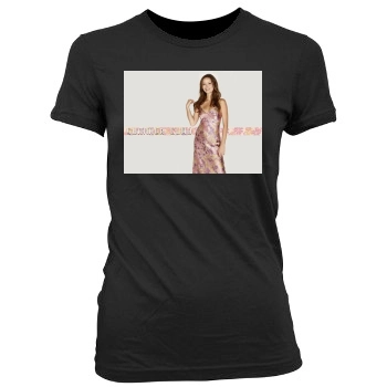 Summer Glau Women's Junior Cut Crewneck T-Shirt