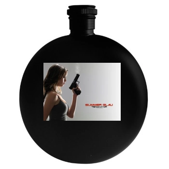 Summer Glau Round Flask