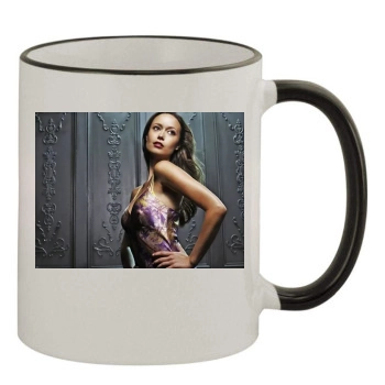 Summer Glau 11oz Colored Rim & Handle Mug