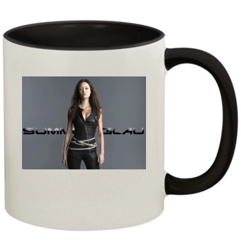 Summer Glau 11oz Colored Inner & Handle Mug