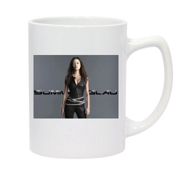 Summer Glau 14oz White Statesman Mug