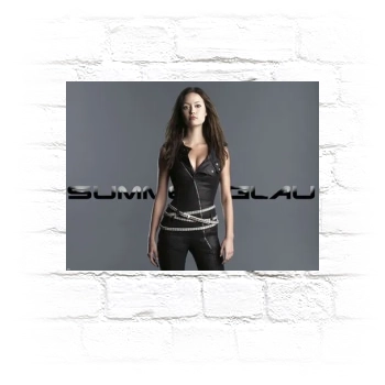 Summer Glau Metal Wall Art