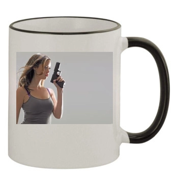 Summer Glau 11oz Colored Rim & Handle Mug