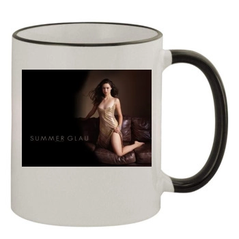 Summer Glau 11oz Colored Rim & Handle Mug