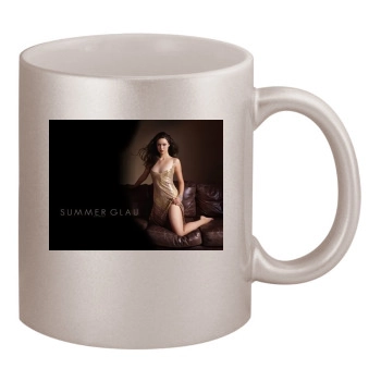 Summer Glau 11oz Metallic Silver Mug