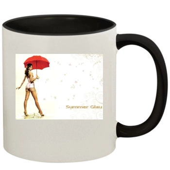 Summer Glau 11oz Colored Inner & Handle Mug