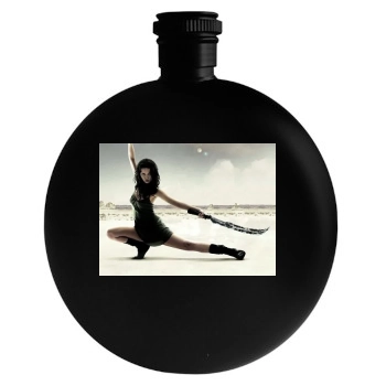 Summer Glau Round Flask