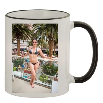 Adrianne Curry 11oz Colored Rim & Handle Mug