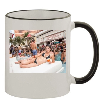 Adrianne Curry 11oz Colored Rim & Handle Mug