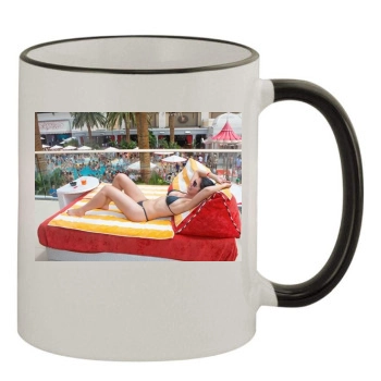 Adrianne Curry 11oz Colored Rim & Handle Mug