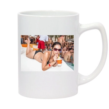 Adrianne Curry 14oz White Statesman Mug