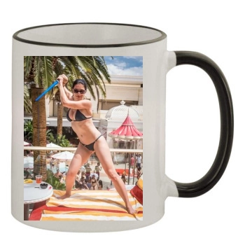 Adrianne Curry 11oz Colored Rim & Handle Mug