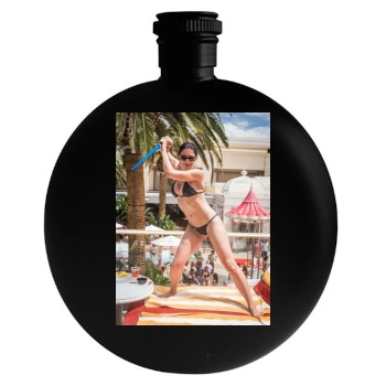 Adrianne Curry Round Flask