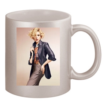 Agyness Deyn 11oz Metallic Silver Mug