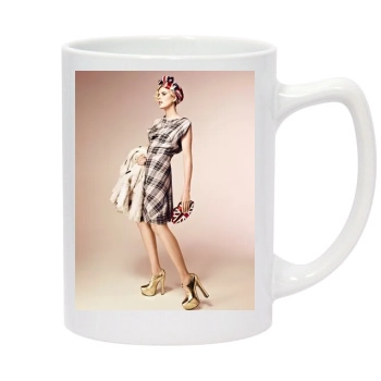 Agyness Deyn 14oz White Statesman Mug